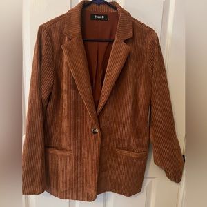 New corduroy Rust Color Blazer